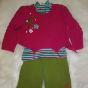 3 Piece Hanna Andersson Outfit Size 110 EUC